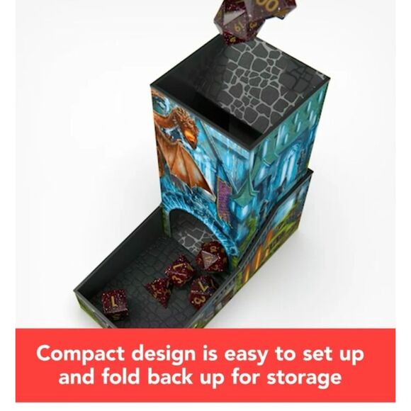 Spin Master Campaign Dice Tower Dice Included Compatible With Dungeons & Dragons - Picture 5 of 6